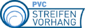 Logo de PVC Streifen Vorhang